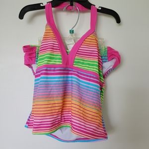 Girls 2 piece tankini swimsuit size 12